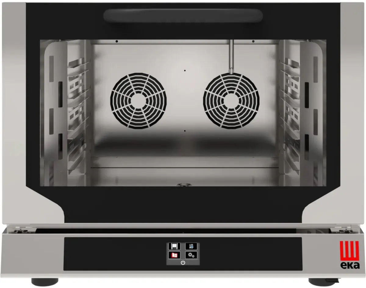 Cuptor convectomat Tecnoeka EKF411NTUD (Black/Inox)