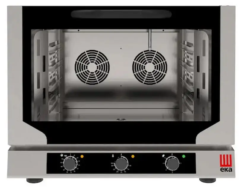 Cuptor convectomat Tecnoeka EKF411NUD (Black/Inox)