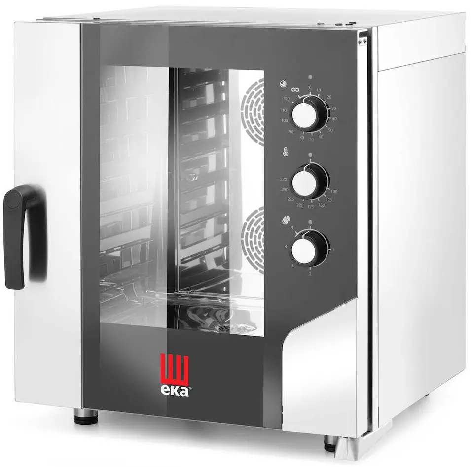 Cuptor convectomat Tecnoeka Millennial Smart Gastro MKF711S (Black/Inox)