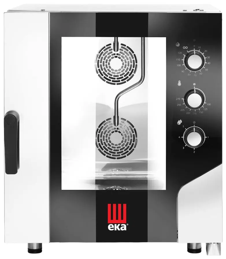 Cuptor convectomat Tecnoeka Millennial Smart Gastro MKF711S (Black/Inox)