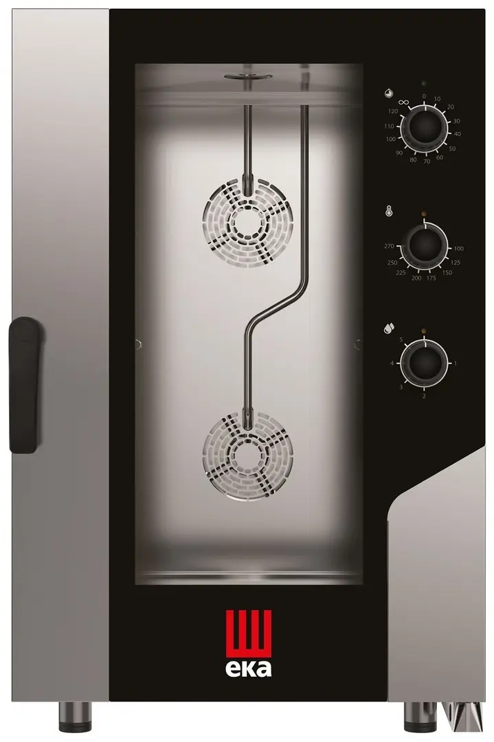 Cuptor convectomat Tecnoeka MKF1111S (Black/Inox)