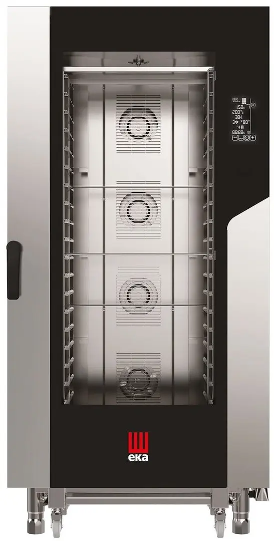 Cuptor convectomat Tecnoeka MKF2011BM (Black/Inox)