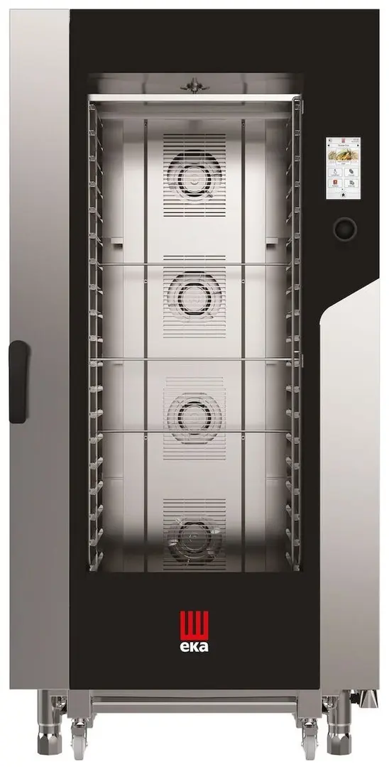 Cuptor convectomat Tecnoeka MKF2011TS (Black/Inox)