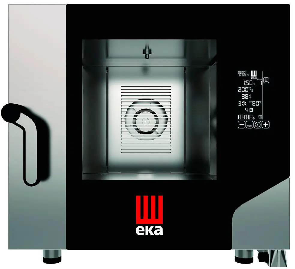 Cuptor convectomat Tecnoeka MKF511BM (Black/Inox)