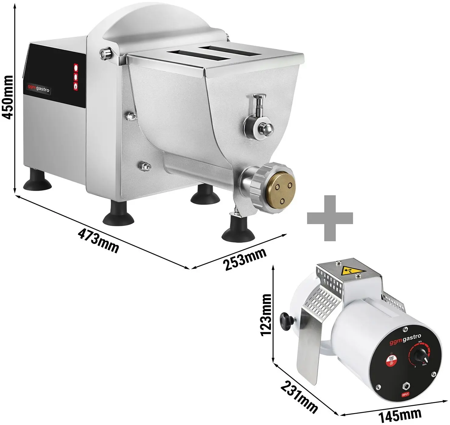 Паста-машина GGM Gastro NMF5N#SET (Inox) - 5