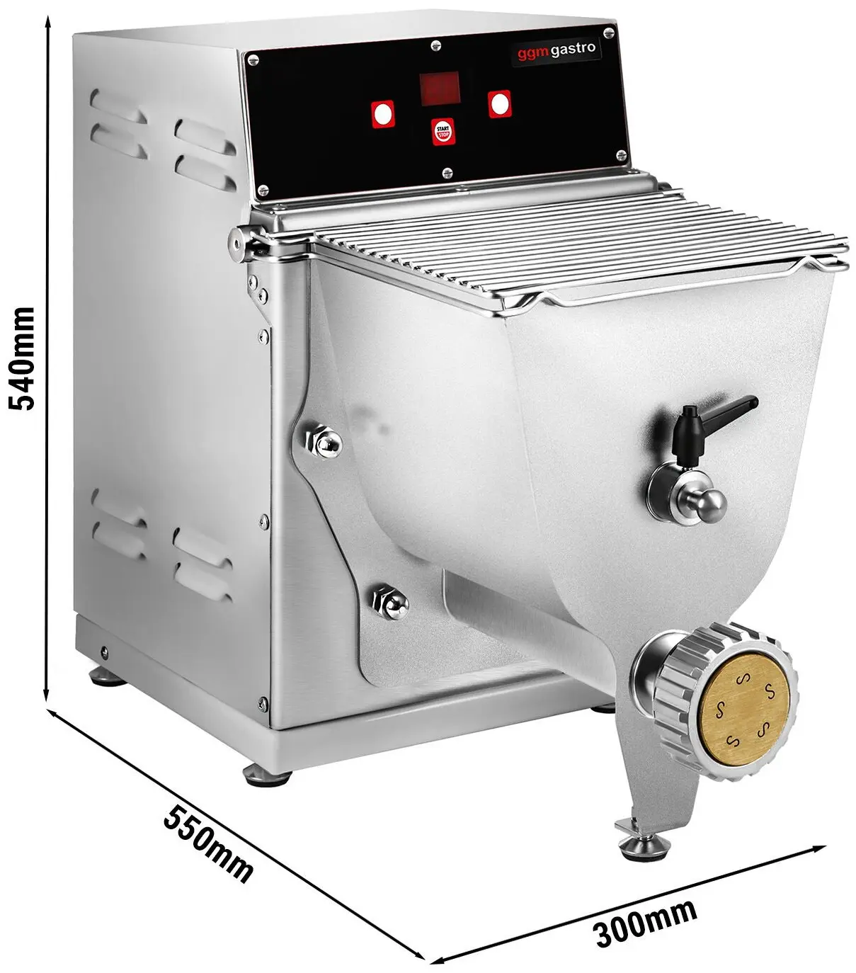 Паста-машина GGM Gastro NMF8N (Inox) - 4