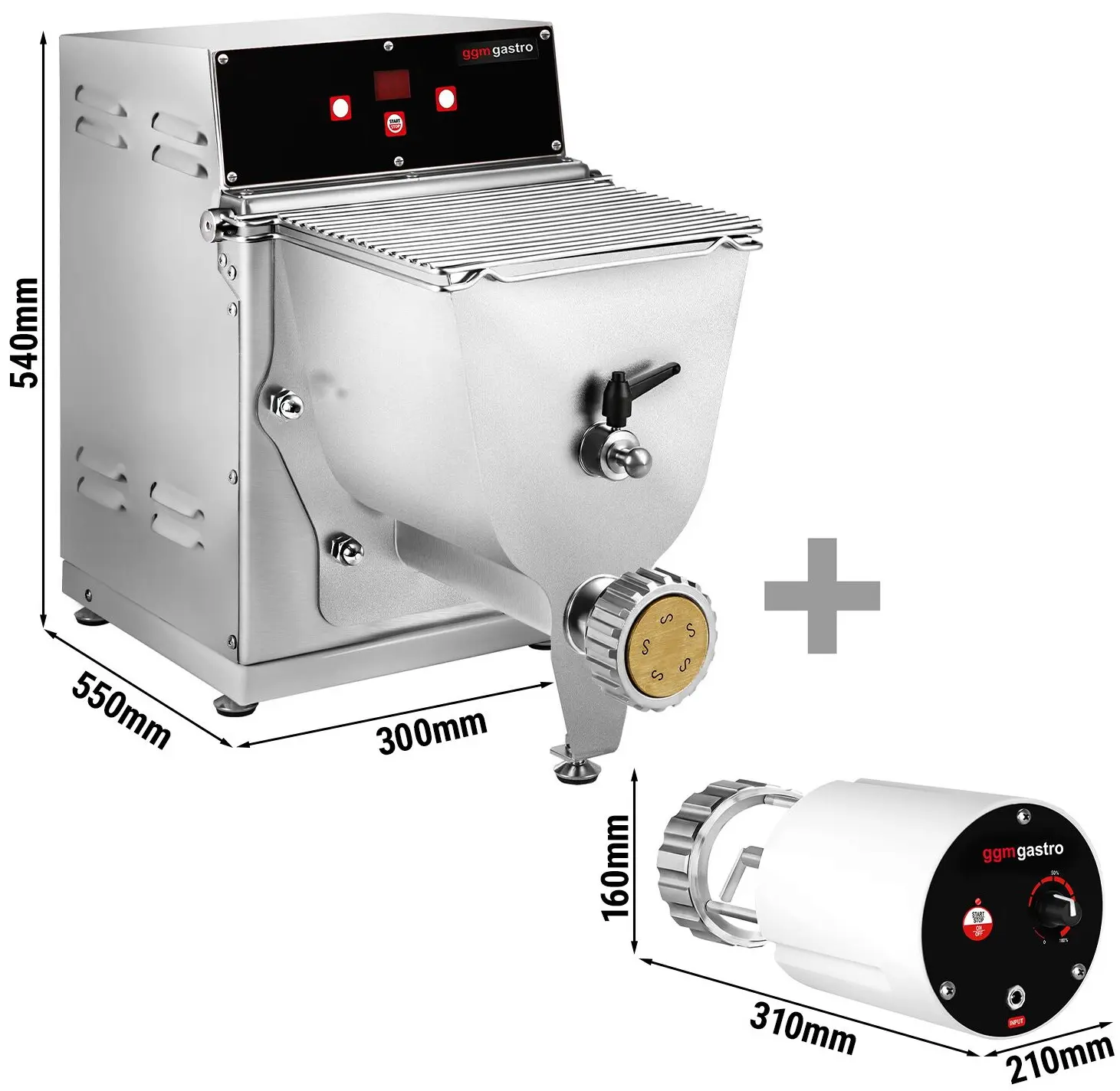 Паста-машина GGM Gastro NMF8N#SET (Inox) - 7