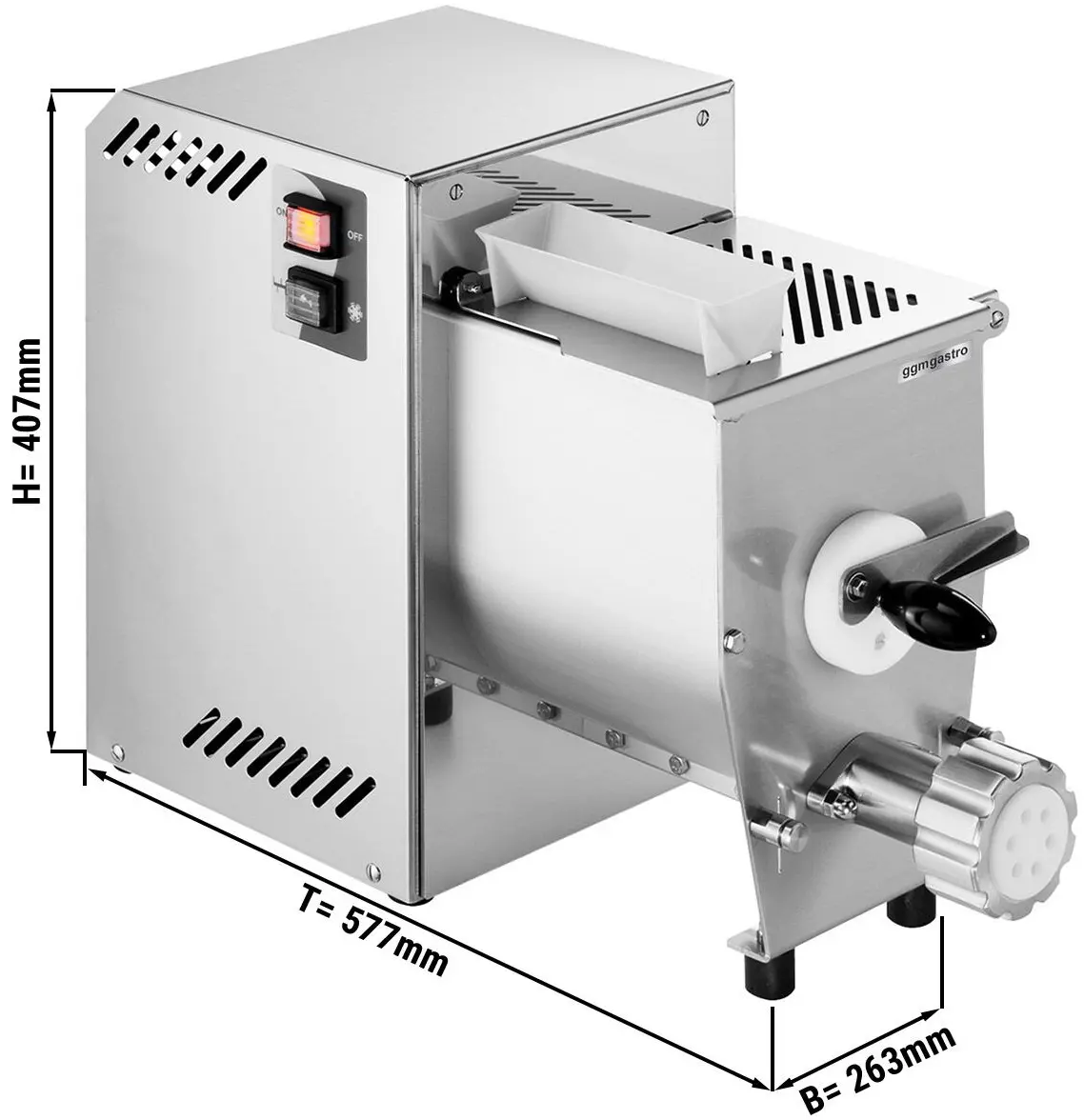 Паста-машина GGM Gastro NMSM4 (Inox) - 4
