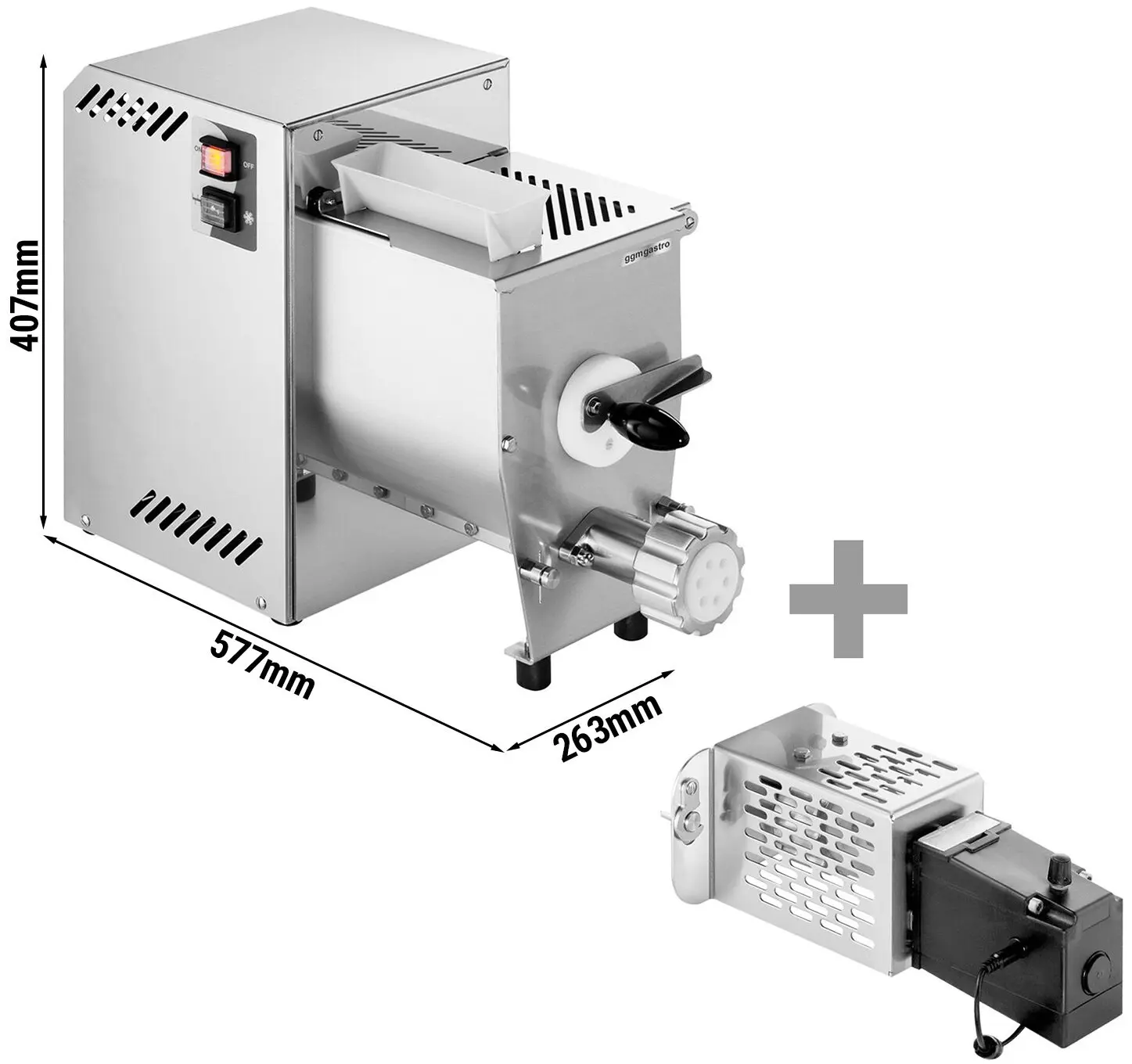 Паста-машина GGM Gastro NMSM4#SET (Inox) - 7