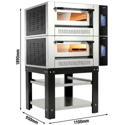 Печь для пиццы газовая GGM Gastro 2#GPOE430DN#UG (Inox/Black) Thumb