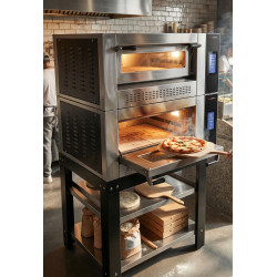 Печь для пиццы газовая GGM Gastro 2#GPOE430DN#UG (Inox/Black) Thumb