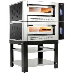 Печь для пиццы газовая GGM Gastro 2#GPOE930DN#UG (Inox/Black)
