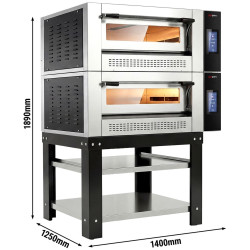 Печь для пиццы газовая GGM Gastro 2#GPOE930DN#UG (Inox/Black) Thumb