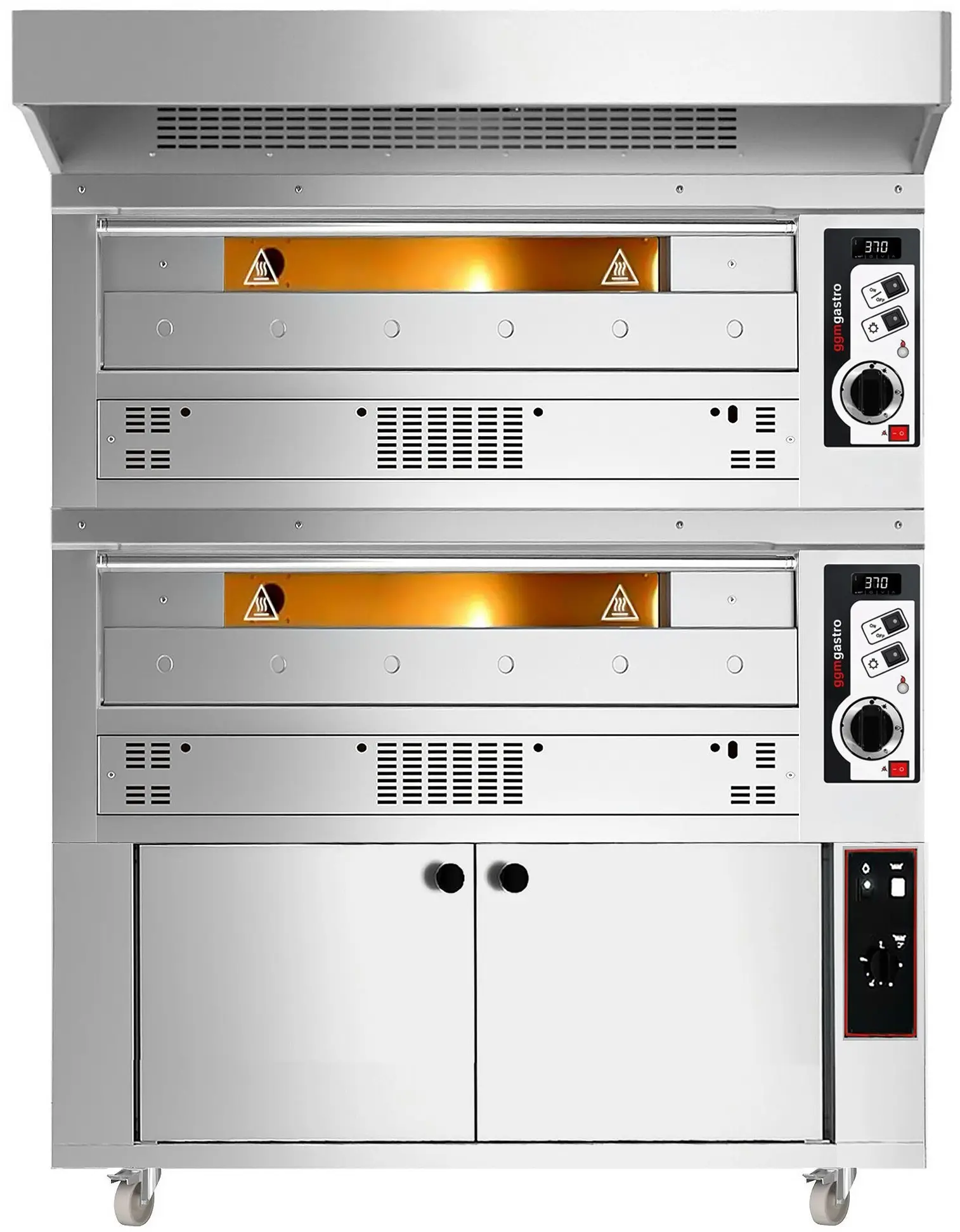Печь для пиццы газовая GGM Gastro 2#PEZ630G#HG (Inox) - 2