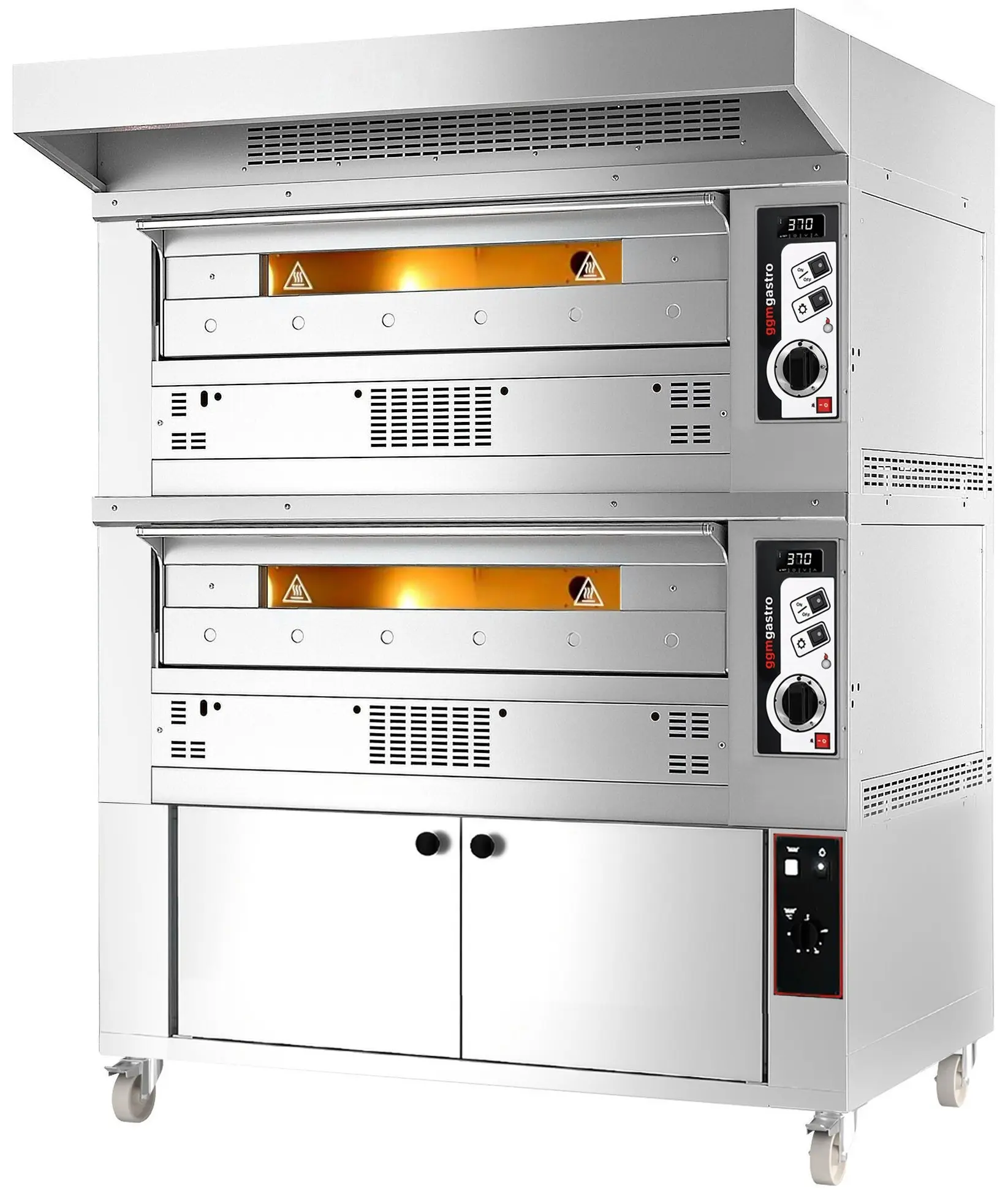 Печь для пиццы газовая GGM Gastro 2#PEZ630G#HG (Inox) - 3