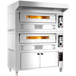 Печь для пиццы газовая GGM Gastro 2#PEZ630G#HG (Inox)