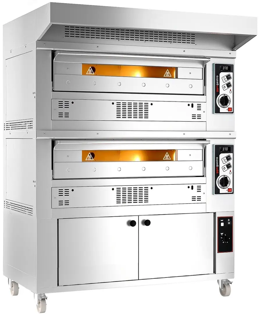 Печь для пиццы газовая GGM Gastro 2#PEZ630G#HG (Inox)