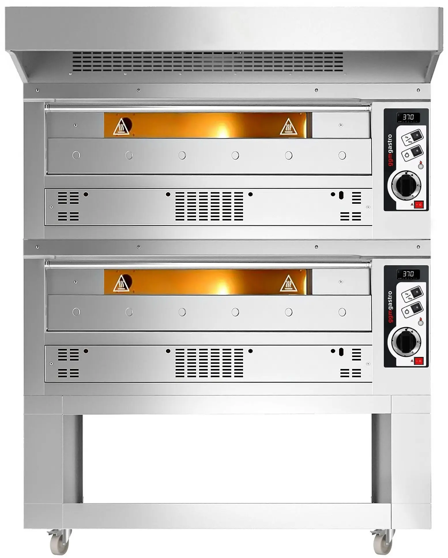 Печь для пиццы газовая GGM Gastro 2#PEZ630G#HU (Inox) - 2