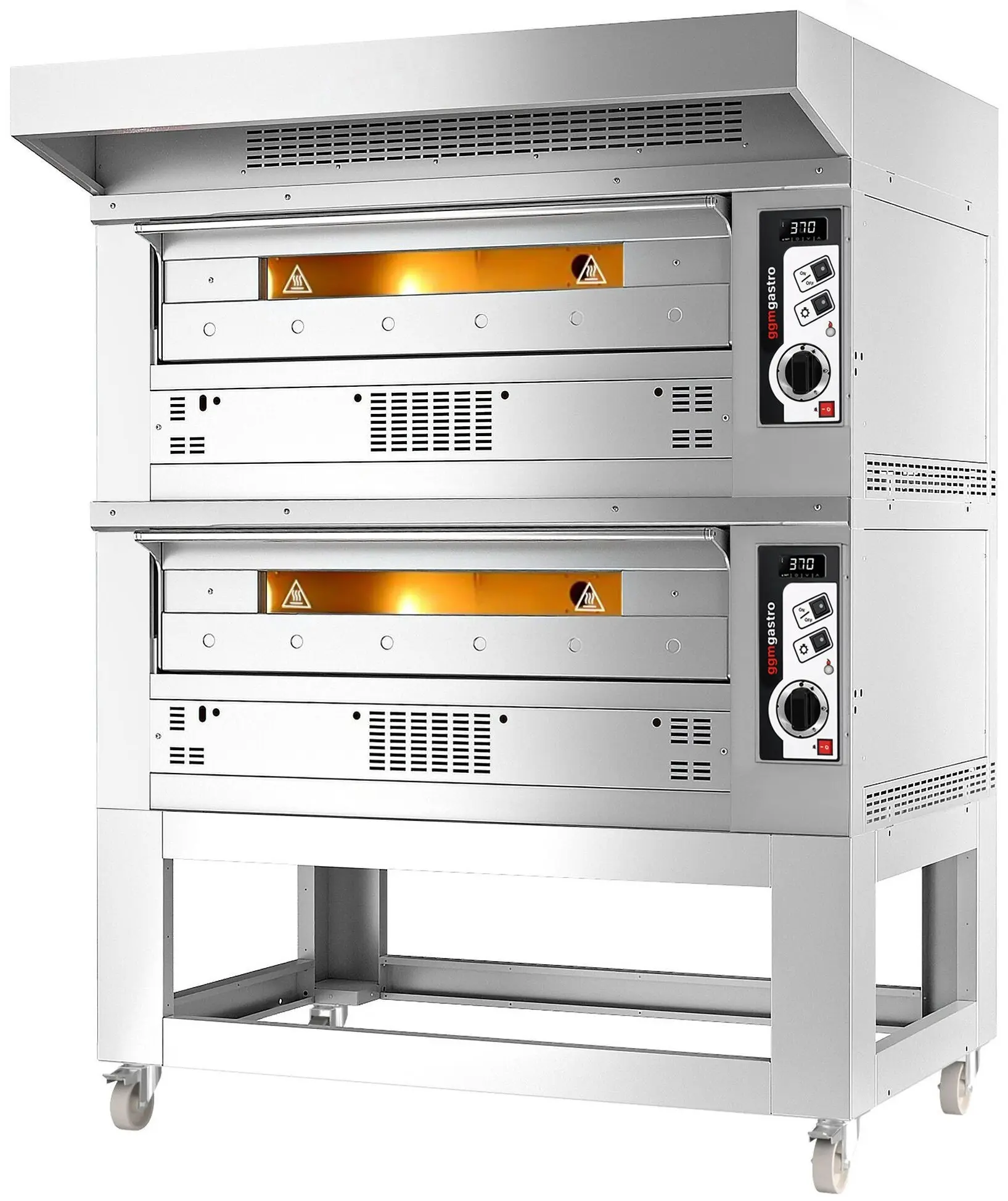 Печь для пиццы газовая GGM Gastro 2#PEZ630G#HU (Inox) - 3