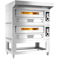 Печь для пиццы газовая GGM Gastro 2#PEZ630G#HU (Inox)