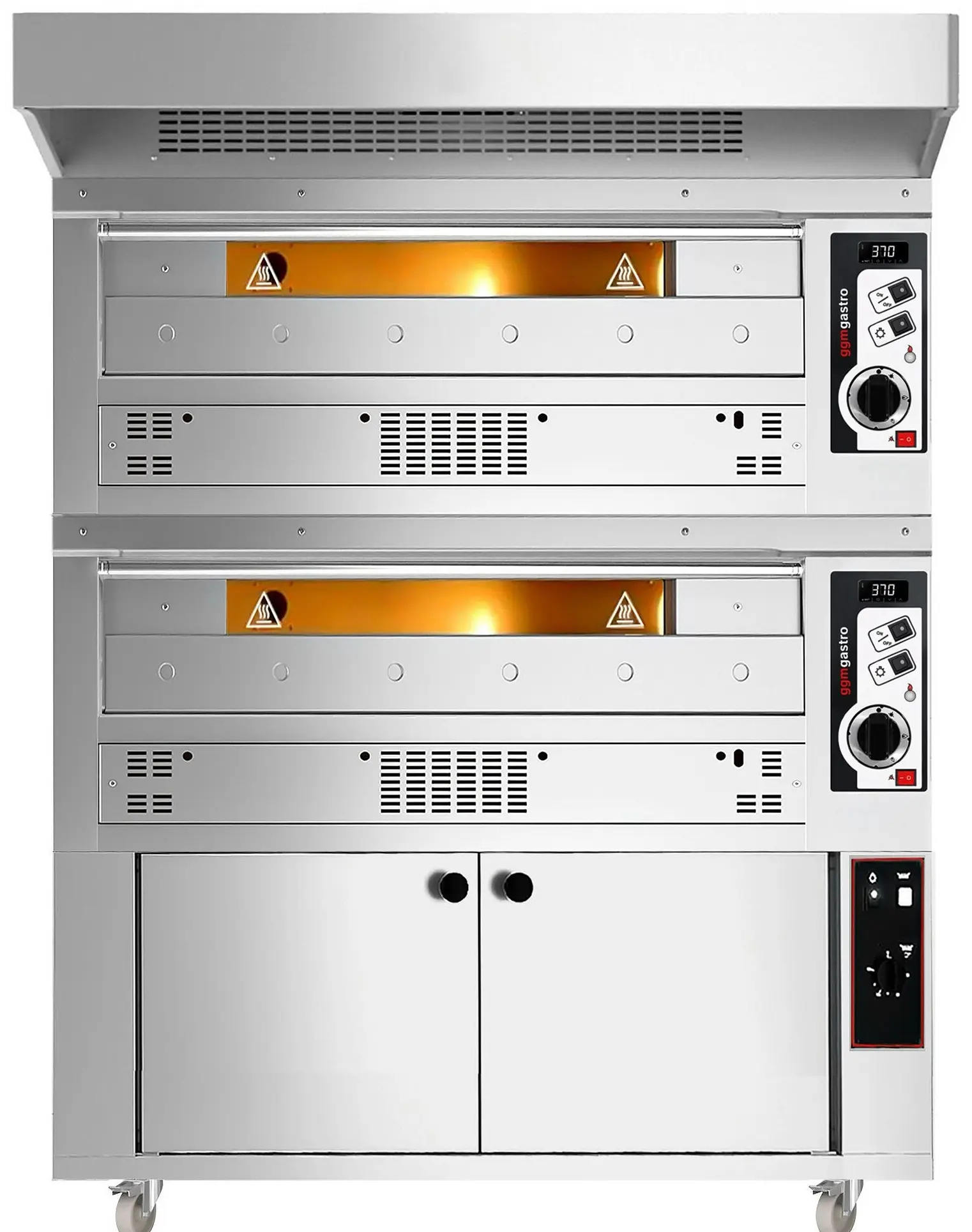 Печь для пиццы газовая GGM Gastro 2#PEZ930G#HG (Inox) - 2