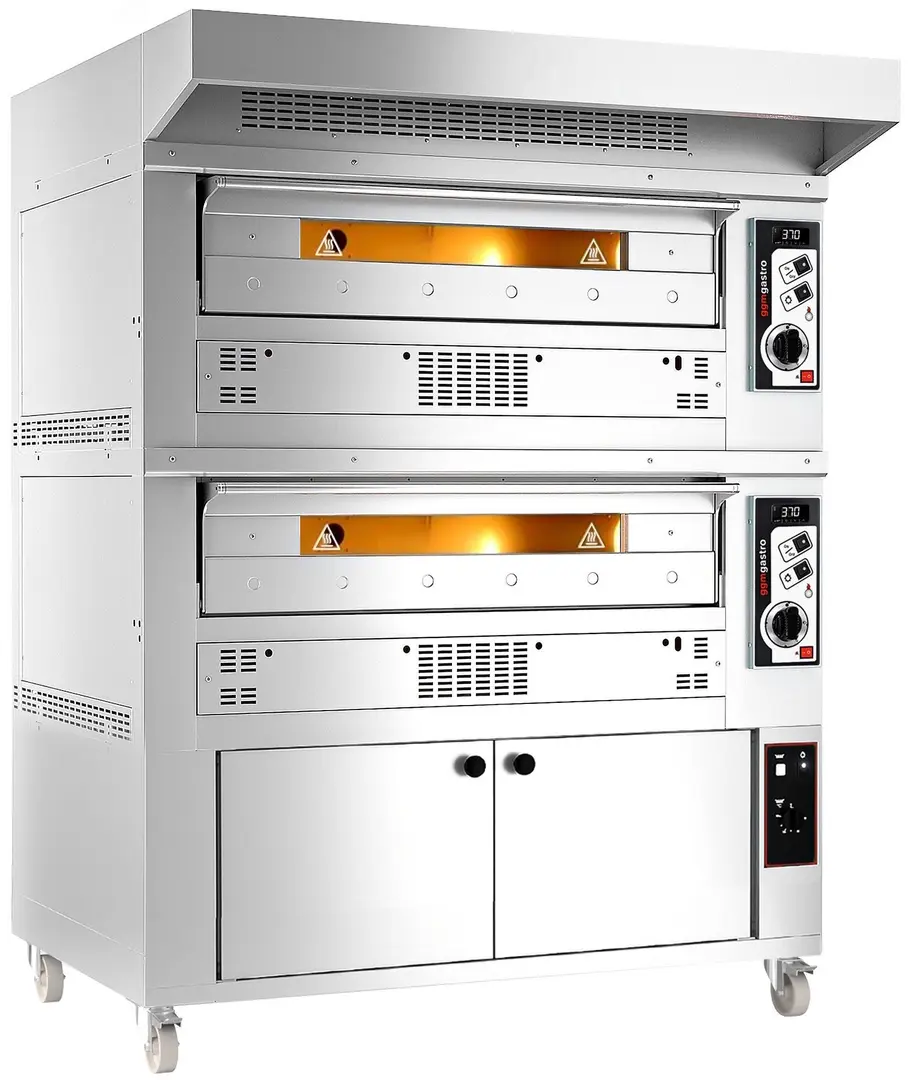 Печь для пиццы газовая GGM Gastro 2#PEZ930G#HG (Inox)
