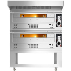 Cuptor pentru pizza pe gaz GGM Gastro 2#PEZ930G#HU (Inox) Thumb