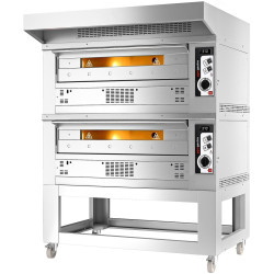 Cuptor pentru pizza pe gaz GGM Gastro 2#PEZ930G#HU (Inox) Thumb