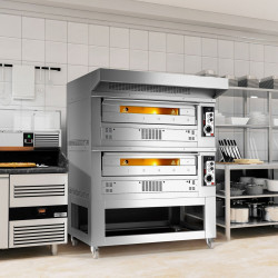 Cuptor pentru pizza pe gaz GGM Gastro 2#PEZ930G#HU (Inox) Thumb