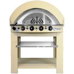 Печь для пиццы газовая GGM Gastro GPOE150C#UGE15C (Cream Yellow) Thumb