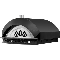 Печь для пиццы газовая GGM Gastro GPOE150S (Black)