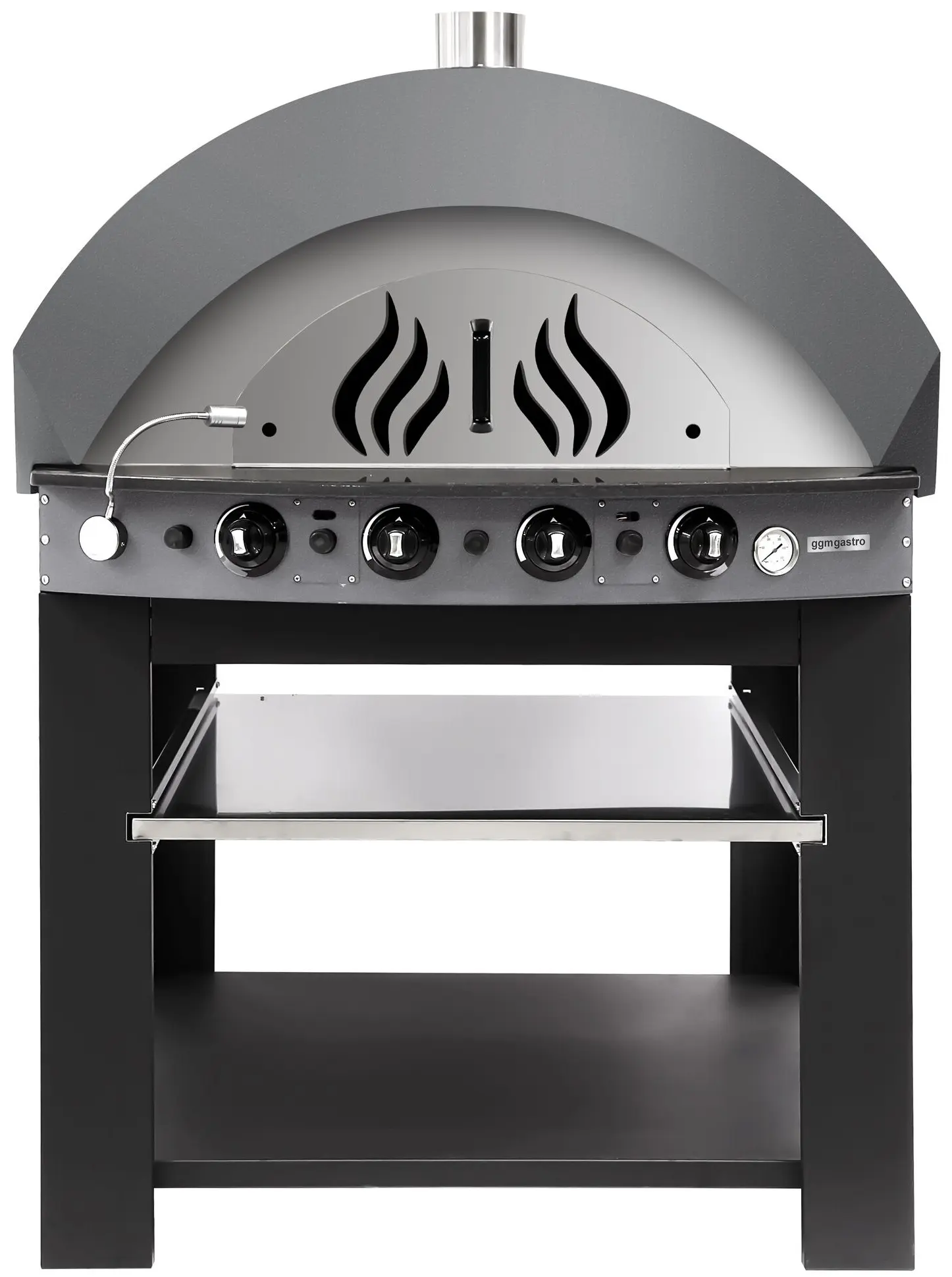 Печь для пиццы газовая GGM Gastro GPOE175A#UGE17 (Anthracite/Black) - 2