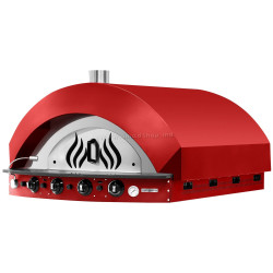 Печь для пиццы газовая GGM Gastro GPOE175R (Red)