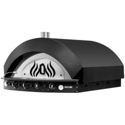 Печь для пиццы газовая GGM Gastro GPOE175S (Black)