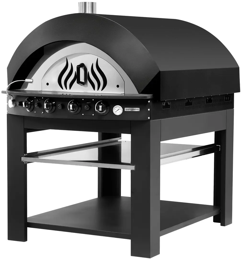 Печь для пиццы газовая GGM Gastro GPOE175S#UGE17 (Black)