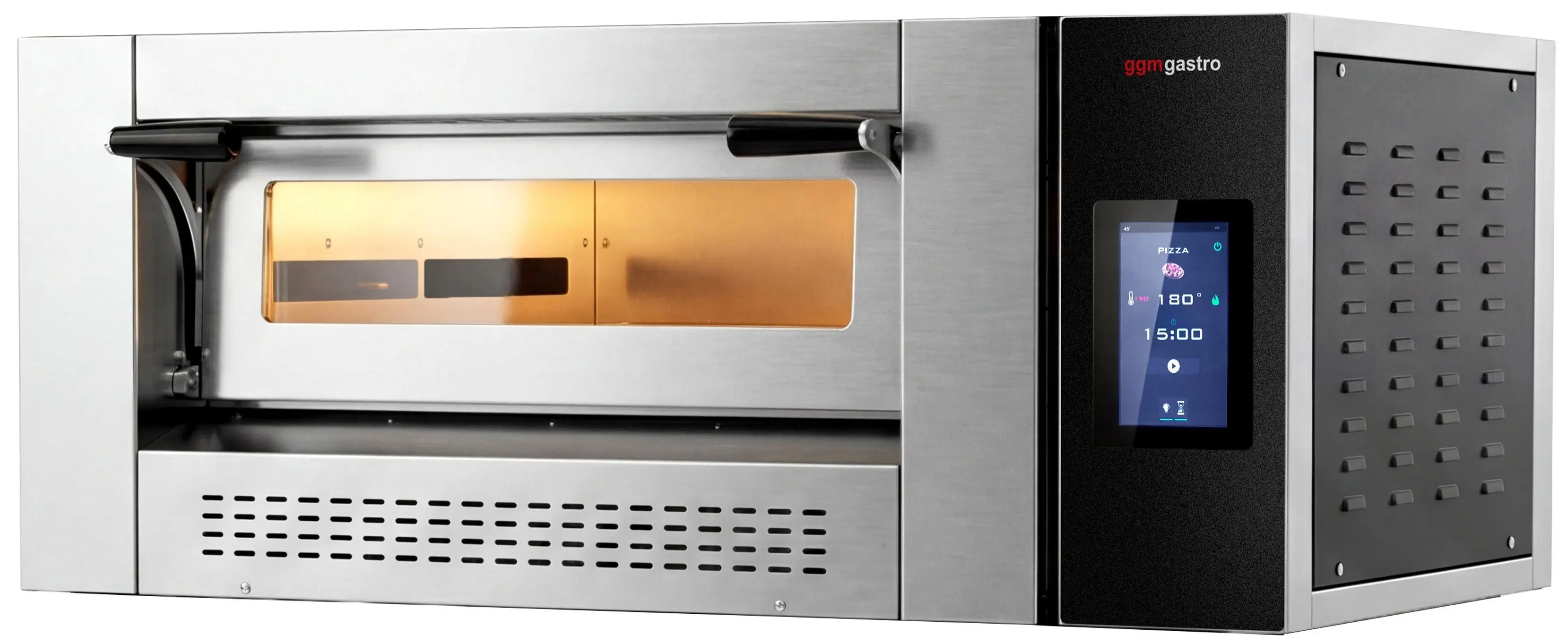 Печь для пиццы газовая GGM Gastro GPOE430DN (Inox/Black) - 2
