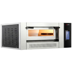 Печь для пиццы газовая GGM Gastro GPOE430DN (Inox/Black)