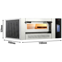 Печь для пиццы газовая GGM Gastro GPOE430DN (Inox/Black) Thumb