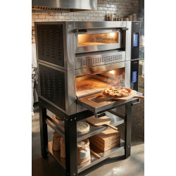 Печь для пиццы газовая GGM Gastro GPOE430DN (Inox/Black) Thumb