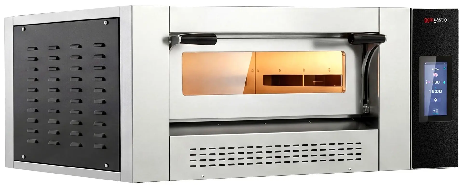 Печь для пиццы газовая GGM Gastro GPOE430DN (Inox/Black)