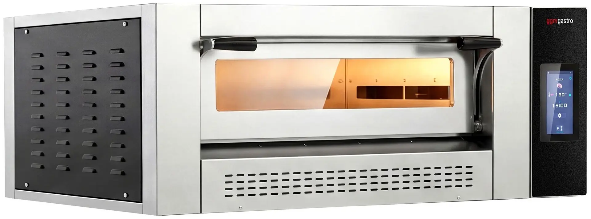 Печь для пиццы газовая GGM Gastro GPOE930DN (Inox/Black)