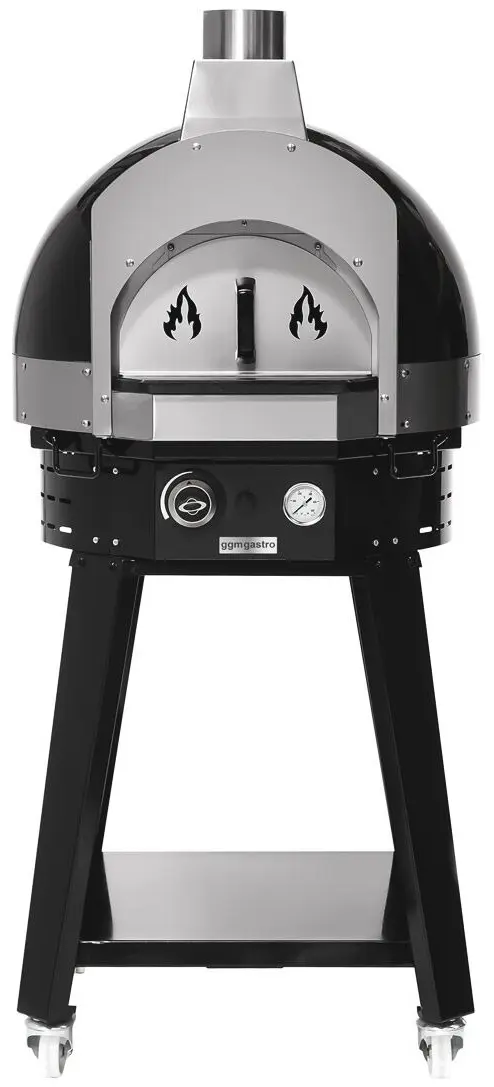 Печь для пиццы газовая GGM Gastro GPOUE7S (Black) - 2