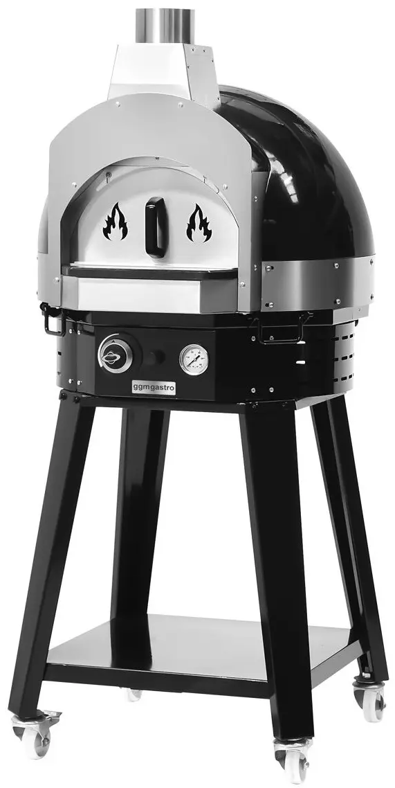 Печь для пиццы газовая GGM Gastro GPOUE7S (Black) - 3