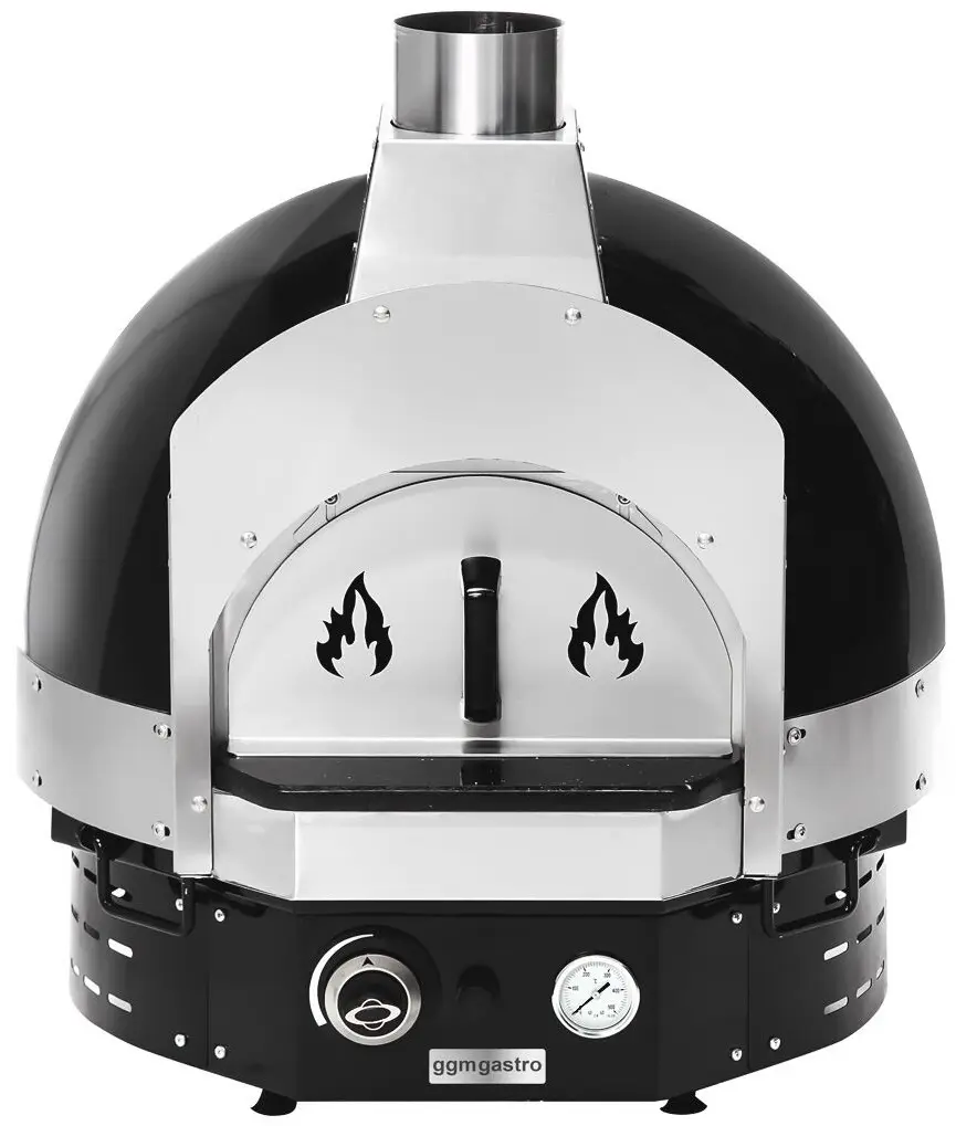 Печь для пиццы газовая GGM Gastro GPOUE7S (Black) - 5