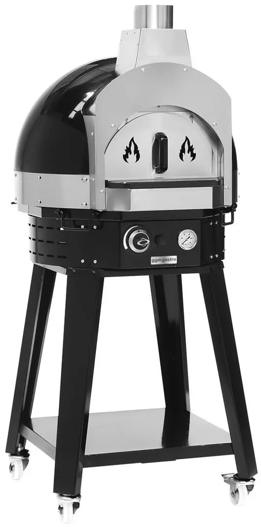 Печь для пиццы газовая GGM Gastro GPOUE7S (Black)
