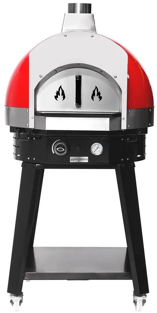 Печь для пиццы газовая GGM Gastro GPOUE8R (Red) - 2