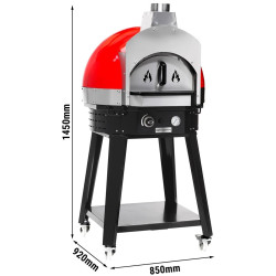Печь для пиццы газовая GGM Gastro GPOUE8R (Red) Thumb
