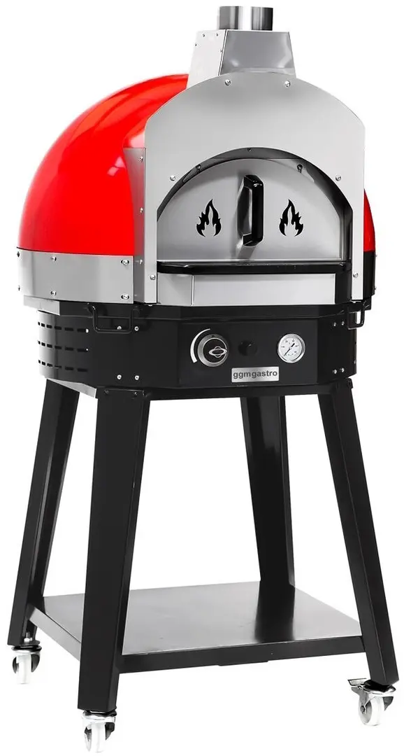 Печь для пиццы газовая GGM Gastro GPOUE8R (Red)