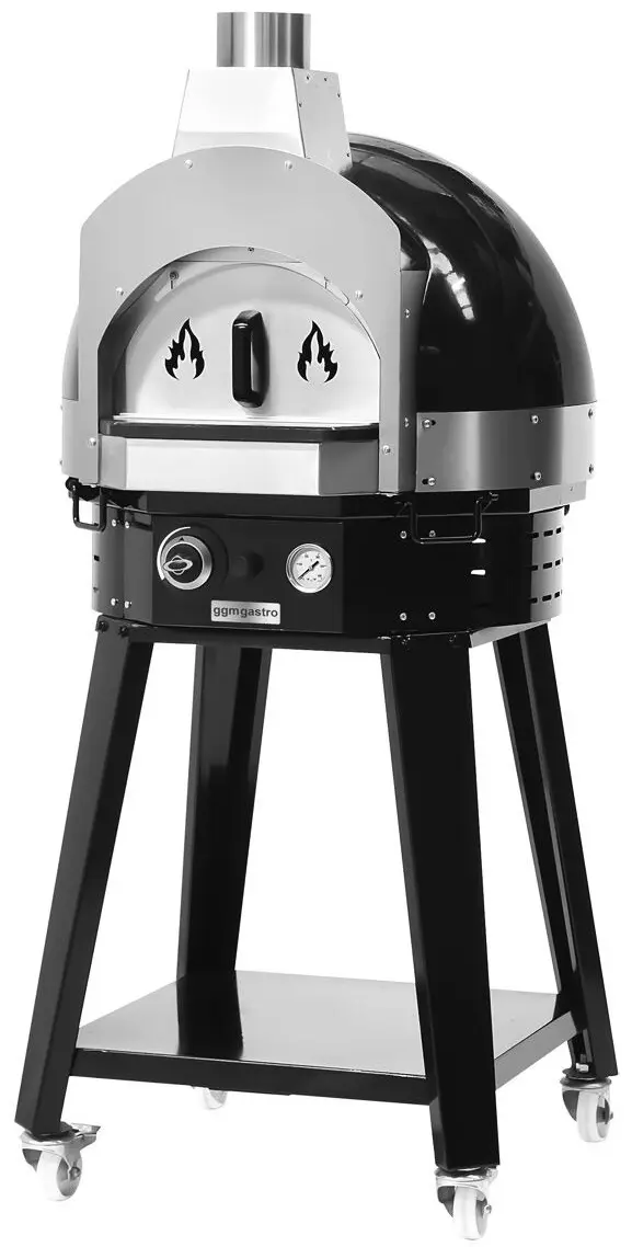 Печь для пиццы газовая GGM Gastro GPOUE8S (Black) - 3