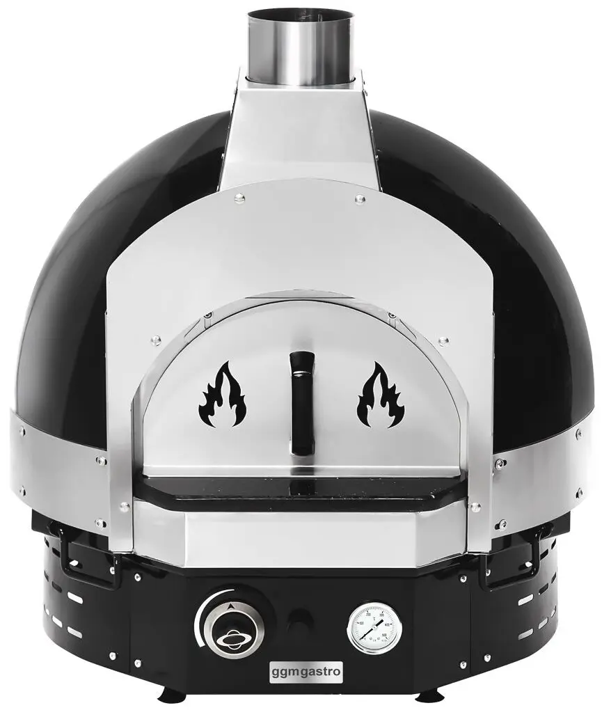 Печь для пиццы газовая GGM Gastro GPOUE8S (Black) - 5